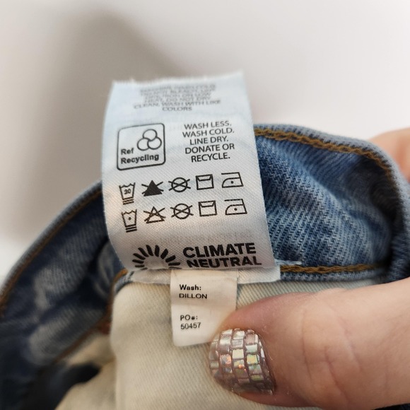 REFORMATION‎ Jeans Womens 30 Blue Wilder High Rise Wide Leg Relaxed Denim Dillon - Picture 11 of 11